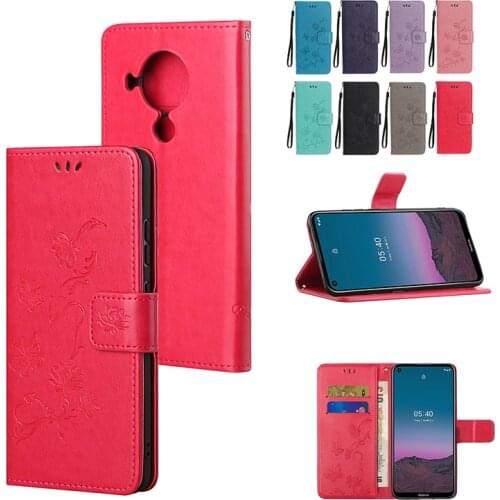 Solid Color Ultra Thin Wallet Phone Case For Nokia G20 G10 X20 X10 5.4 5.3 4.2 3.4 2.4 2.3 1.4 1.3 With Stand Card Slot Cases