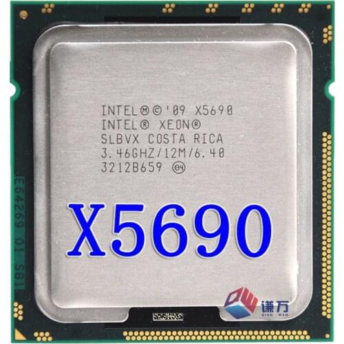 Lntel X5690 CPU Processor Six-Core(3.46Ghz /L3=12M/130W) Socket LGA 1366 Desktop CPU (working 100% Free Shipping)