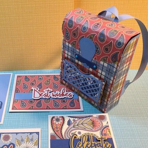 Hand-Made Backpack Interesting Metal Cutting Dies Scrapbooking Album Paper Diy Cards Craft Embossing Dies New 2020