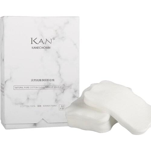 Cotton Pads Makeup Remover Face Makeup Wipes Remover face Wipe Nail napkin Cosmetic Remover 68pcs