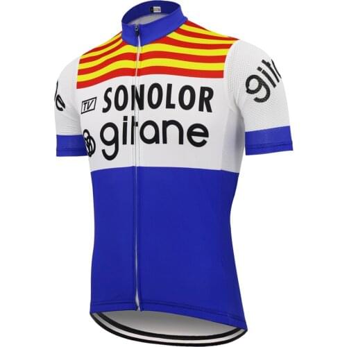 Cycling jersey maillot ciclismo summer men short sleeve mtb jersey triathlon blue bike clothing bicycle clothes