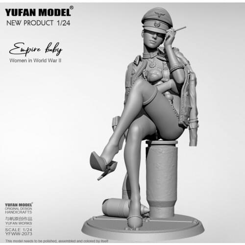 1/24 YUFAN MODEL Resin model kits beauty self-assembled YFWW-2073
