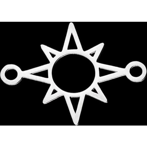 5pcs/lot 100% Stainless Steel Small Sun DIY Earring Pendant Charm Wholesale Never Fade Factory Prices Custom Charms