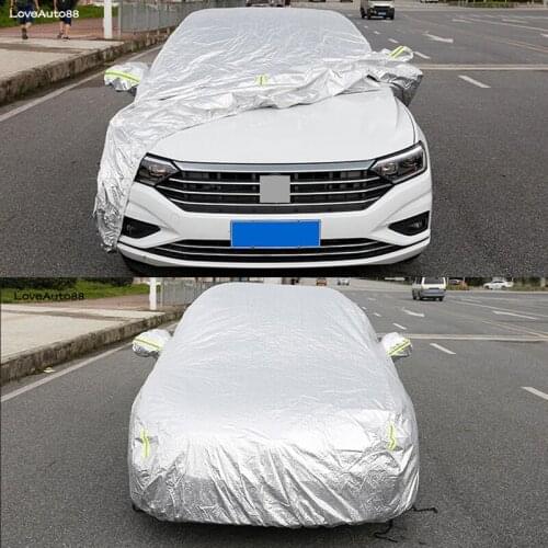 Car cover Sewing Car Hood Protective Case Sun Protection Rain Window Sun Shade For Volkswagen VW Jetta MK7 2019 2020 2021