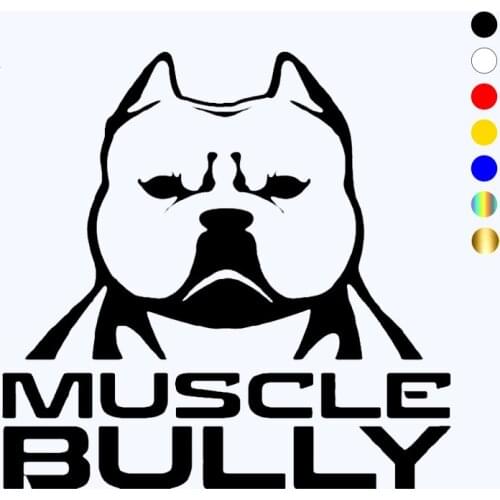CK20432# Die-cut Vinyl Decal Muscle Bully Car Sticker Waterproof Auto Decors on Car Body Bumper Rear Window