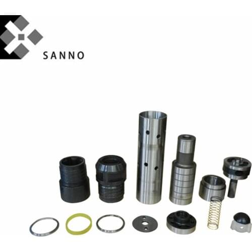 DTH hammer rock mining drilling hammer parts for 70 76 drill bit tool fitting valve seat, piston, guide sleeve