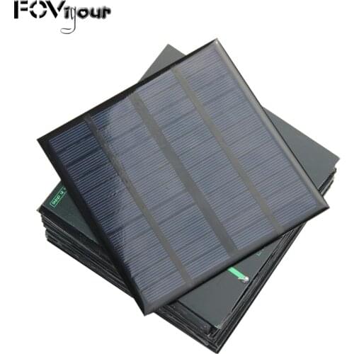 Xionel 3W 12V/250mAh Mini Solar Panel Epoxy DIY 145x145mm