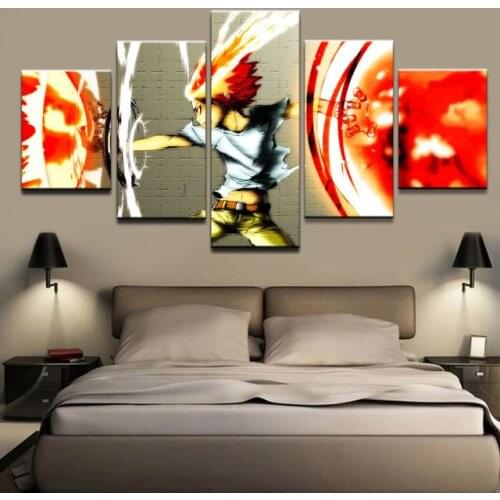 Canvas Painting Home Decor Modular 5 Pieces Katekyo Hitman Printed Animation Modern Poster For Living Room Art framework