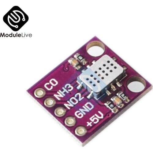 CJMCU-6814 MICS-6814 Gas Sensor Module Air Quality CO VOC NH3 Nitrogen Oxides Gas Sensor 1000ppm Board