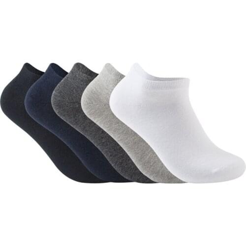 High Quality Summer Socks Fashion Cotton Socks Meia Pure Socks Short Ankle Socks Men
