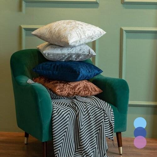 Pillow Cover Crushed Velvet Cushion Cover For Living Room Sofa 45*45 Decorative Pillows Nordic Home Decorative Housse De Coussin