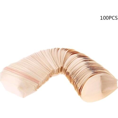 Disposable Wooden Food Boats Compostable Serving Trays Plates for Snacks Nibbles