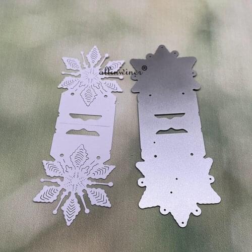 Snowflake rectangle decoration Metal Cutting Dies for DIY Scrapbooking Album Paper Cards Decorative Crafts Embossing Die Cuts