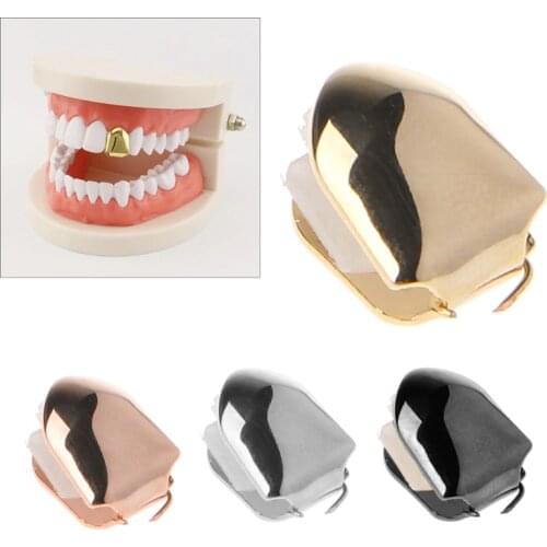 Comfort Custom Gold Sliver Small Single Tooth Cap Grill Hip Hop Teeth Grill