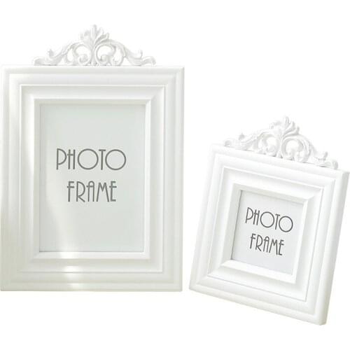 Vintage Carving Flower Pattern Photo list Decoration Pictures Room Life Art Decoration Offices Photo Holders Wedding Love Gifts