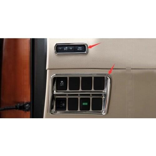 Yimaautotrims Interior Fit For Nissan Qashqai 2014 - 2020 ABS Chrome Odometer + Switch Console Dashboard Button Frame Cover Trim
