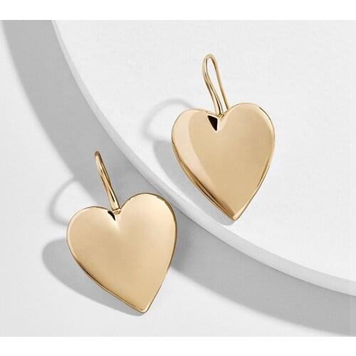 Jewelry For Women 2021 Vintage Love Celebrities Street Shot Fashion Boho Simple Temperament Valentines Day Gift Woman Earring