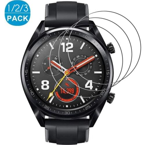 1-3Pcs protective glass for huawei watch 3 pro gt2 gt honor magic watch 2 42 46 mm gs pro screenprotector smartwatch accessories