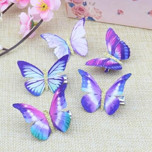 Cute Butterfly Hair Clips for Women Girls Baby Barrette Animal Hairpins Hair Accessories Hairpins Set Headwear Tool