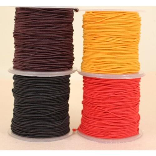 0.5/0.8/1.0/1.2 Waxed Cotton Cord Waxed Thread Cord String Strap Necklace Rope For Jewelry Making