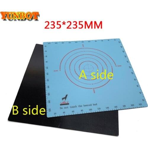 235x235mm Magnetic Print Bed Sticker Coordinate Printed sticker For Creality Eeder-3pro ender-3s Tarantula Pro printer 3d parts