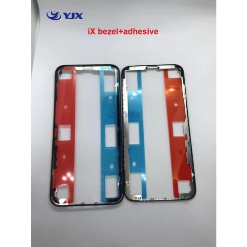 5pcs Top Quality LCD Middle Frame with Adhesive Tape for iPhone X Xs XR 11 12 Pro Max LCD Front Bezel Frame Replacement Parts