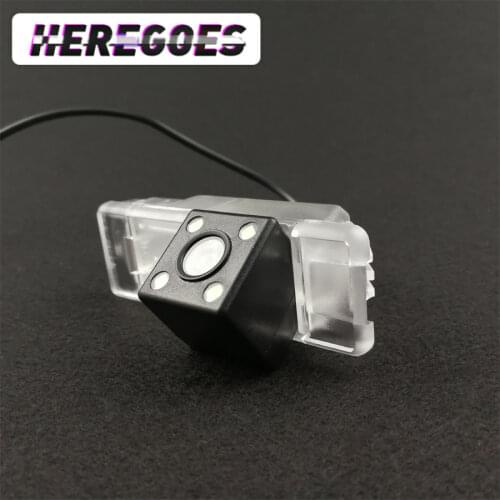 Wireless Car CCD Rear Camera Fisheye 4 8 12 led dynamic Night Vision For Peugeot 301 308 408 508 2013 2014 Citroen C5 C4