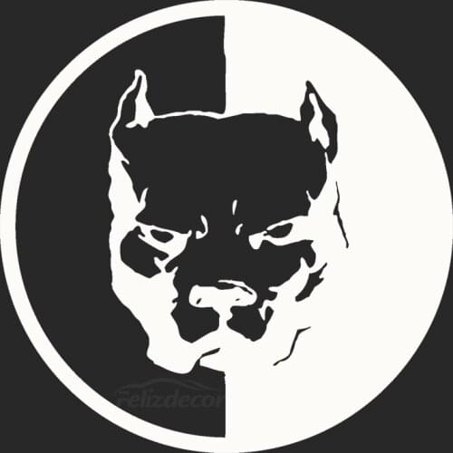 A Big Dog With A Serious Expression Car Vinyl Mural And Graphics For Car Body Decoration Window Door Art Sticker ZP028