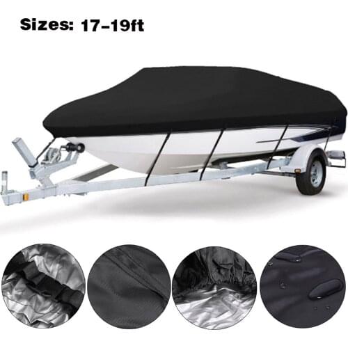 Boat Cover Waterproof Rainproof Sun Protection Kayak Protector Anti-dust Anti-fouling Anti-ultraviolet Durable 17-19FT/20-22FT