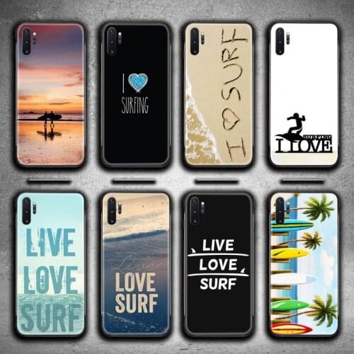 I love surfing Phone Case For Samsung Galaxy Note20 ultra 7 8 9 10 Plus lite M51 M21 M31S J8 2018 Prime