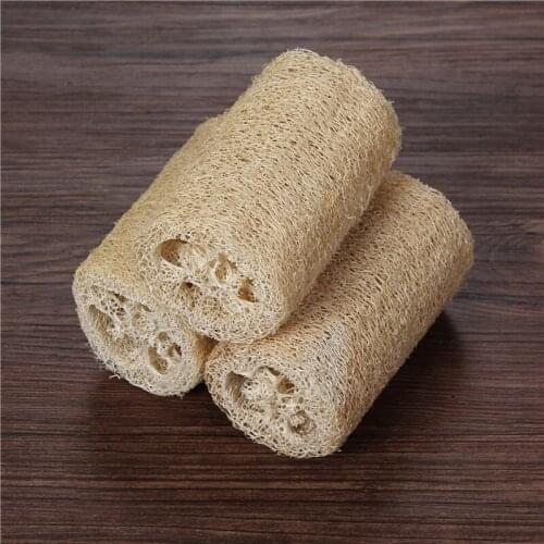 Biodegradable Loofah Sponge Cellulose Board Scrubber Loofah Shower Gel Sponge Bathroom Accessories Kitchen Cleaning Scrubber