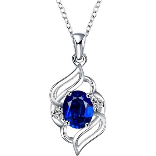 Hot sell floating charms silver-plated women necklace Inlaid stone fist maxi necklace charm