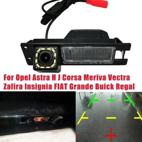 Novel-Car HD 12LED Rear View Backup Camera Reverse Camera for Opel Astra H J Corsa Meriva Zafira Insignia FIAT Buick Regal