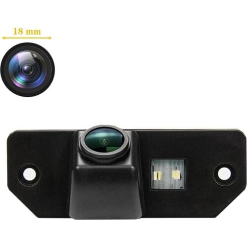 Misayaee HD1280x720P Car View Backup Plate Light Camera for Ford Mondeo C-Max Focus Sedan 2 3 Carriage C3 Shape Saloon Hatchback