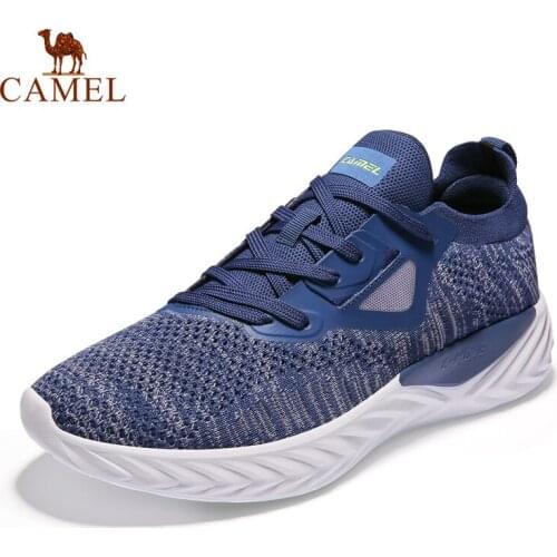 CAMEL Mens Sneakers Breathable Mesh Shoes Men Leisure Tracking Shoes Outdoor Sports Running Shoes Мужские беговые кроссовки