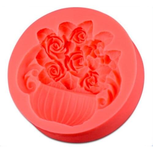 New & Hot Beautiful Flower Modelling Fondant Decoration Mold Silicone Cake Chocolate Mold D360