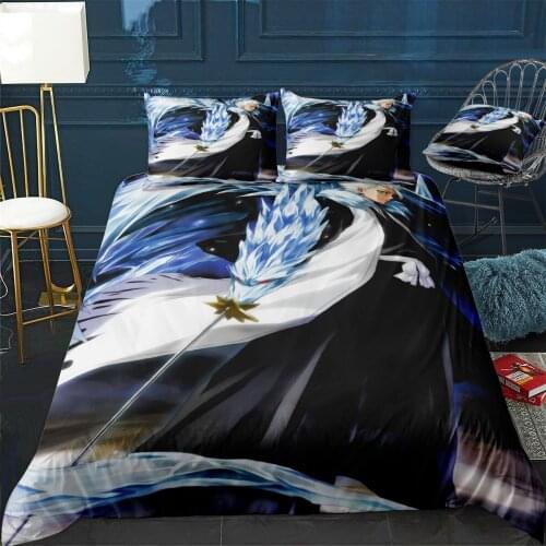 Hitsugaya Bleach Duvet Cover Comfortable Quilt Home Decora Design Universal Bedding Set Bedclothes+Pillowcase 3pcs