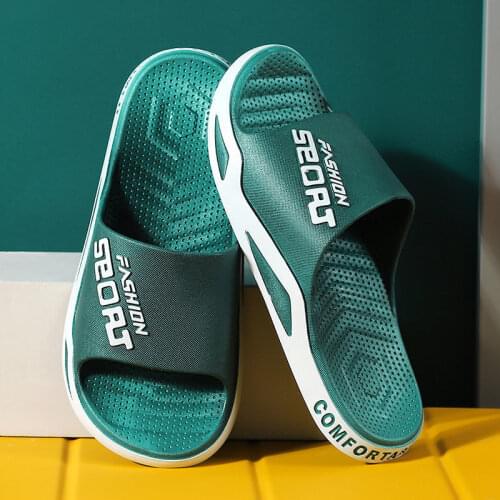 Topvivi slides for men summer 2021 trending Sandals Designer Luxury Men Shoes home Slipper Non-slip indoor letter men Slippers
