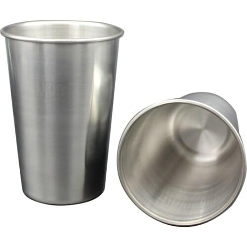 Stainless Steel 30/180ml Beer Cola Milkshake Cup For Bar Coffee Shop Shatter-resistant Household Water Cup Bar Cocktail Bottle