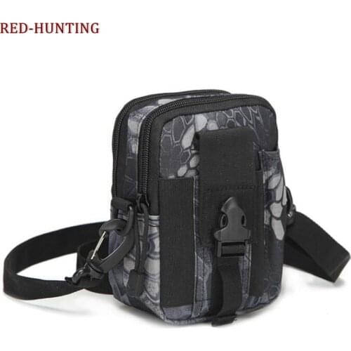 Tactical Outdoor Sports Bags Pockets Waist Bag Waterproof Mobile Phone Package Hanging Running Bag Molle Pouches
