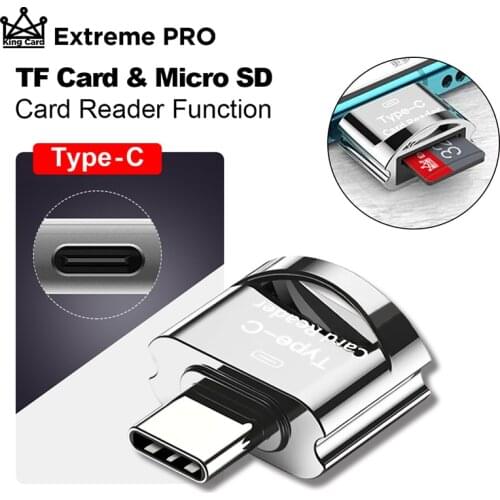 High Speed OTG Type C To Micro-SD TF Adapter OTG Smart Memory Card Reader For Samsung Huawei Micro USB To Micro-SD Adapter