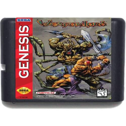 Weaponlord NTSC-USA 16 bit MD Game Card For Sega Mega Drive For Genesis