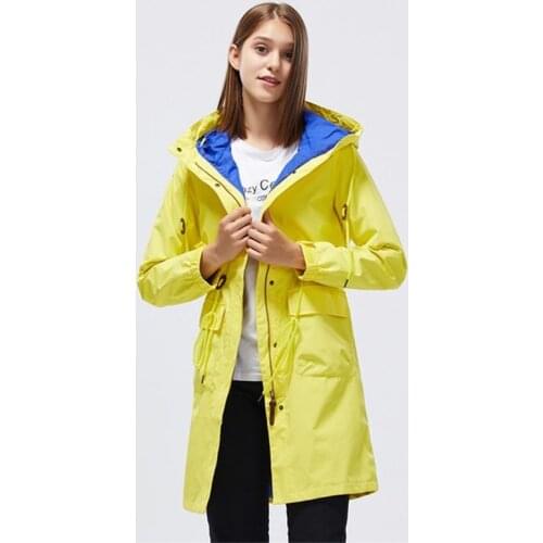 Women Outdoor Spring Thin Waterproof Jackets Windproof Breathable Wear-resistant Hooded Coats Hiking Camping Climbing Clothing