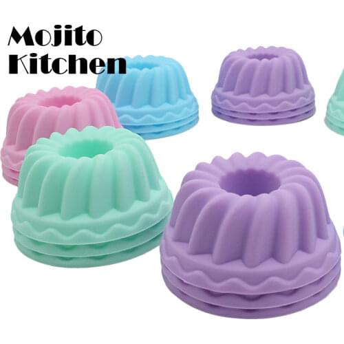 12Pcs/Set Silicone Cake Cup Mold 3D Halloween Pumpkin Shape Muffin cake Kitchen Bakeware Maker DIY Decor Tools