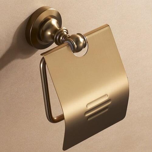 Antique WC Roll Holder Bathroom Toilet Paper Towel Holders Kitchen Tissue Roll Toilet Paper Shelf