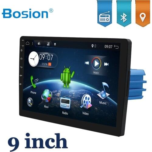 Bosion 9 inch 1DIN car multimedia player for universal Android 10 Car Audio Stereo Radio GPS BT Head unit with wifi usb sd SWC
