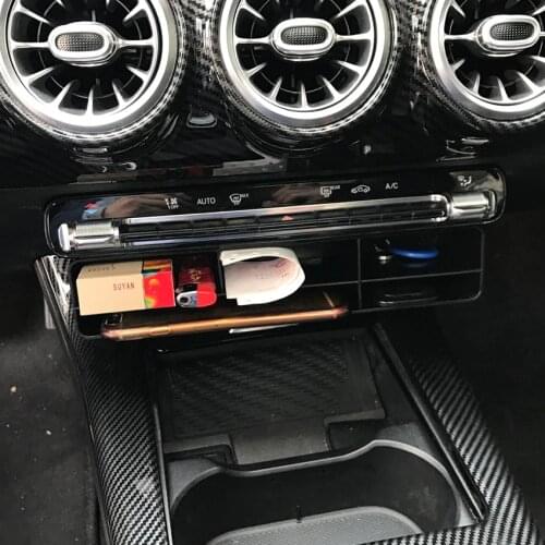 For Mercedes Benz A CLA Class W177 V177 C118 A180 A200 A220 A250 Central Console Storage Box Container Holder Tray Accessories