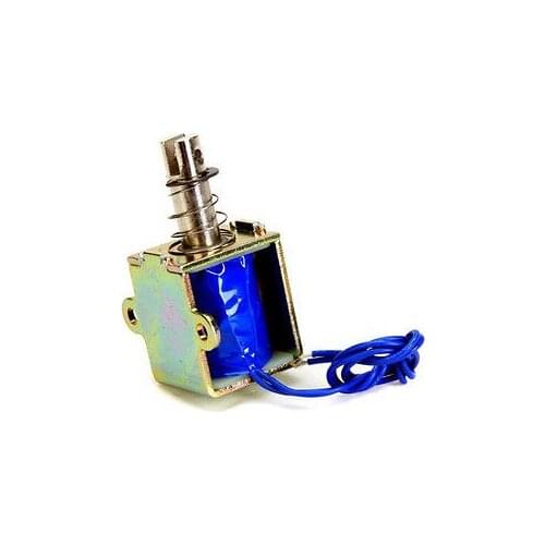 DC 12V Pull Type Open Frame Solenoid Electromagnet ZYE1-1038 5N 10mm