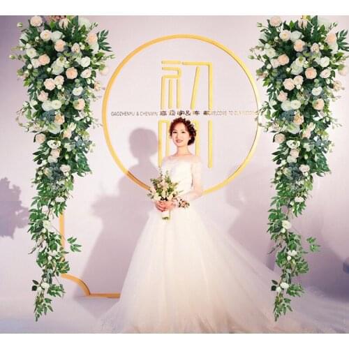 Simulation wedding floral living room interior decoration fake flowers wall hanging wedding layout shop window display party hom