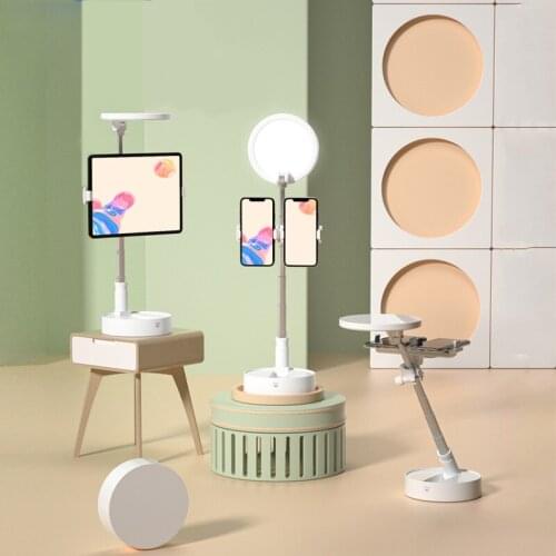 Ring Light LED Portable Fill Light One Piece For Live Video USB Rechargeable Dimmable Photography Lighting Selfie Lamp